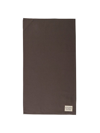 Полотенце кухонное 40х73 см, 100% хлопок, саржа, Этель, Kitchen, серое, Россия