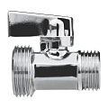 Кран для воды (мини), 1/2&amp;quot;х3/4&amp;quot;, ш-ш, латунь, ручка-флажок, MasterProf - фото 2