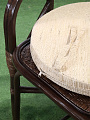 Мебель садовая Мария, кофейная, стол, 80х80х75 см, 2 кресла, подушка бежевая, 110 кг, IND10 - фото 9