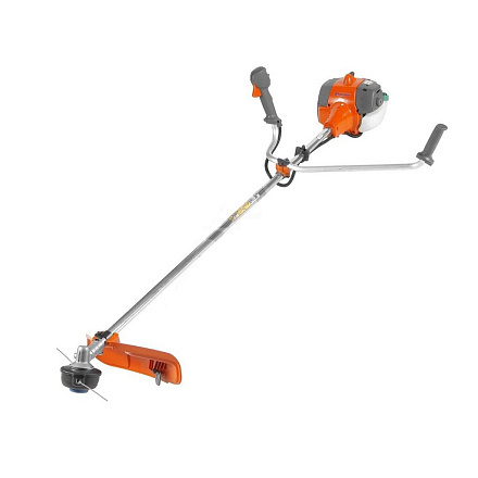 Триммер бензиновый, Husqvarna, 128R, 9527157-67, 1 л.с., 52 куб.см, U-ручка, леска/нож, неразборный вал
