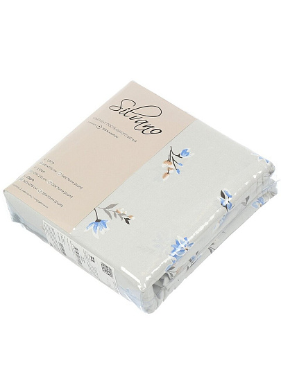 Постельное белье 1.5-спальное, 2 наволочки 50х70 см, пододеяльник 145х215 см, Silvano, поплин, 20463