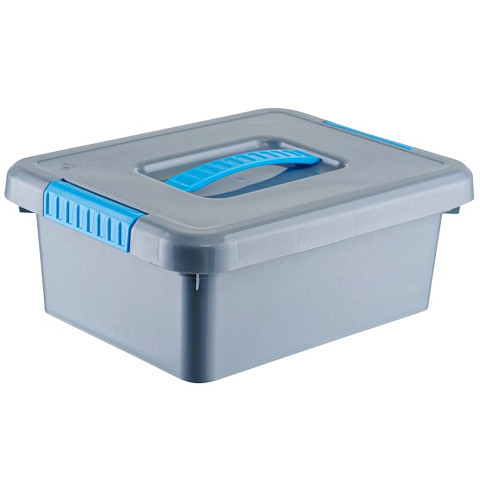 Ящик-органайзер для инструментов, 37.5х25.5х16 см, пластик, FunBox, Mechanik, 2 лотка, в ассортименте, FB6052