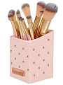 Набор кистей для макияжа, дерево, полимер, металл, с органайзером, розовый, Y4-11501 - фото 5