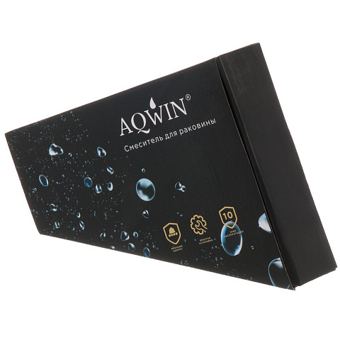 Смеситель для раковины, Aqwin, с картриджем, хром, A4501-2