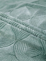 Плед евро, 200х220 см, велсофт жаккард, 100% полиэстер, Silvano, Lotus, зеленый, 200/006-LOT/LA - фото 4