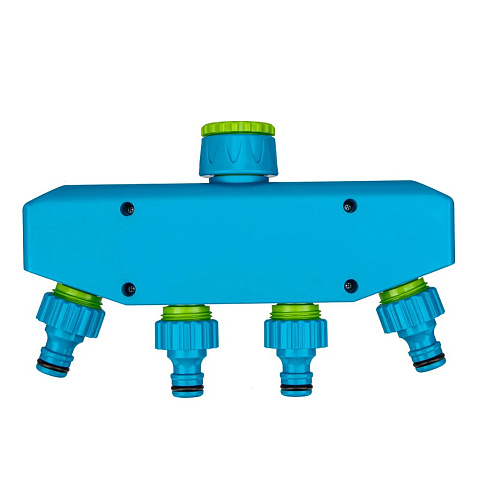 Разветвитель 3/4"-1", четырёхканальный, с внут. резьбой, Palisad, Luxe, 65787