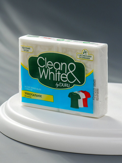 Мыло хозяйственное Duru, Clean&amp;White, 2 шт, 120 г