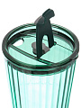 Стакан 450 мл, стекло, Грин, с трубочкой, B060511 - фото 4