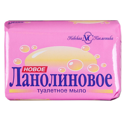 Мыло Невская косметика, Новое ланолиновое, 90 г