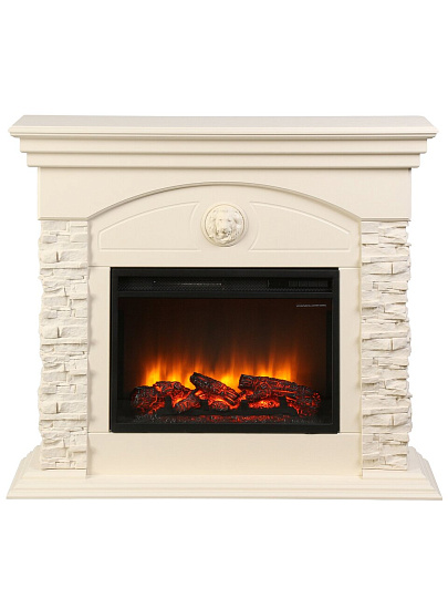 Электрокамин RealFlame, Lion, айвори, Magic 24, эксклюзив