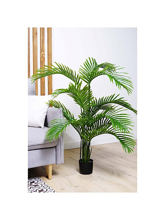 Дерево искусственное декоративное Пальма, в кашпо, 150 см, Y4-3382