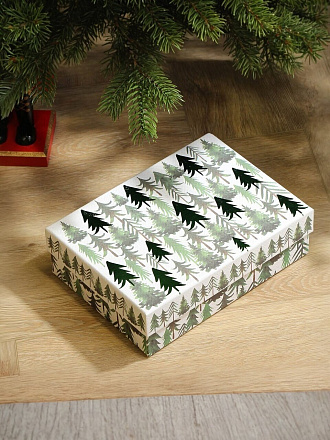 Коробка подарочная картон, 22х16х6.5 см, в ассортименте, Волшебный праздник, A470115