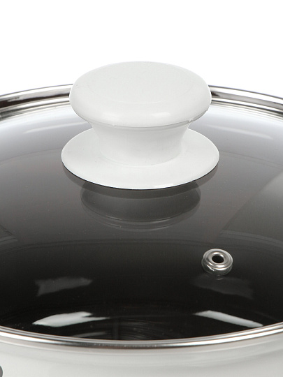 Набор посуды эмалированная сталь, 6 предметов, кастрюли 1.5,2.3,3 л, Керченский металлургический завод, Новый город-1-Экстра