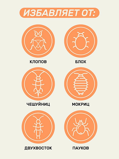 Инсектицид от клопов, чешуйниц, блох, 250 мл, Защищай!