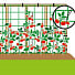 Сетка садовая для томатов, полиэтилен, 50 x 60 мм, 100х500 см, 60 ячеек, Ф-60/1/5 - фото 4