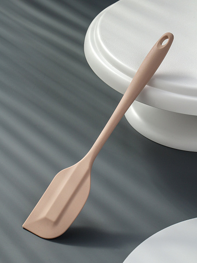 Лопатка кулинарная силикон, 27,5 см, навеска, Daniks, Безе, Y4-9594