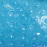 Коврик для ванной, антискользящий, 0.37х0.66 м, ПВХ, голубой, Волна, Y300 - фото 2