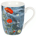 Кружка керамика, 340 мл, Джинс стайл, BRJD065-823, в ассортименте