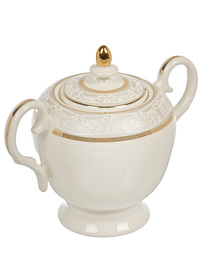 Сахарница 300 мл, фарфор, 9.5х15х11.5 см, Lefard, Свадебный, 115-368
