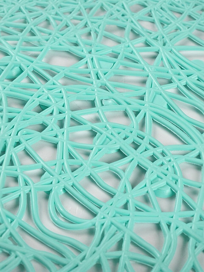 Коврик для ванной, антискользящий, 0.35х0.72 м, ПВХ, паутинка, Вилина, Балийский берег, 6916