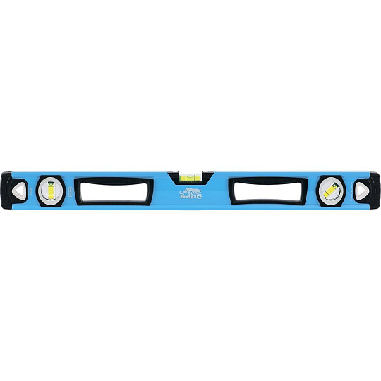 Уровень алюмин. двуручный, 1200 мм, профиль 1,6 мм, фрезеров, 3 глазка, Барс, 34356