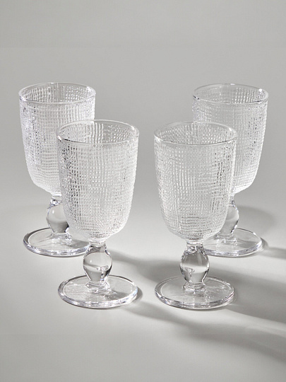 Бокал для вина, 280 мл, стекло, 4 шт, Lefard, Tempo, 355-376