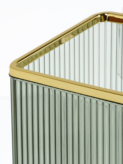 Органайзер для хранения, пластик, 1 секция, подвесной, 11.2х9.4х11.7 см, зеленый, Y4-11262