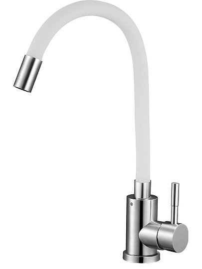 Смеситель для кухни, Solone, гибкий излив, с картриджем, EZA4-F090KW