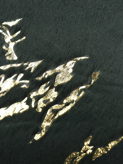 Коврик для ванной, антискользящий, 0.8х0.5 м, полиэстер, зеленый, Мрамор, MA5186F