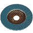 Круг лепестковый торцевой КЛТ1 для УШМ, LugaAbrasiv, диаметр 115 мм, посадочный диаметр 22 мм, зерн ZK60, шлифовальный - фото 3