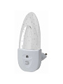 Ночник Эра, NN-619-LS-W, пластик, 0.5 Вт, 220 В, белый, Б0019103