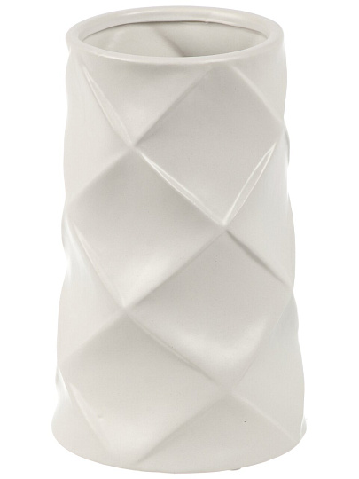 Ваза для сухоцветов керам, настольная, 13х16х25 см, Гвоздика, бел, Y4-11048