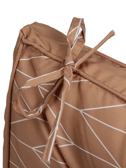 Сиденье мягкое 100%пэ, 40х40 см, бежевое, A140082