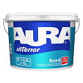 Краска водно-дисперсионная, Aura, Nord, акриловая, интерьерная, матовая, 9 л