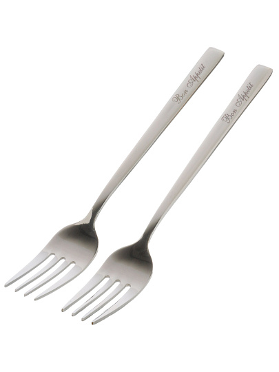 Вилка нержавеющая сталь, 2 предмета, столовая, Domenik, Bon Appetit, DMC188