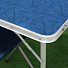 Стол складной металл, прямоугольный, 120х60х68.5 см, столешница МДФ, синий, Green Days, 4 стула - фото 2