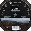 Блинница алюминий, 22 см, антипригарное покрытие, Daniks, Олимп, коричневая, JD-PM-22-BR - фото 5