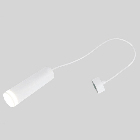 Светильник подвесной General Lighting Systems, Башня, 50 Вт, GU10, на 1 лампочку, IP20, d5.5х20 см, белый, 661842