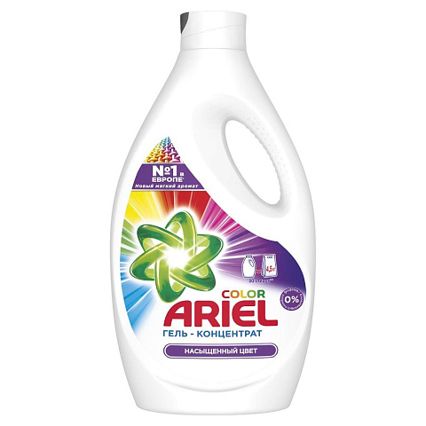 Гель для стирки Ariel, 1.95 л, для цветного белья, Color