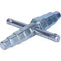 Ключ для американок, Stout, 1/2 &amp;quot;-1&amp;quot; 1/ 4, оцинкованная сталь, шестигранный для фитингов и разъемных соединений, SMT-0003-001224 - фото 4