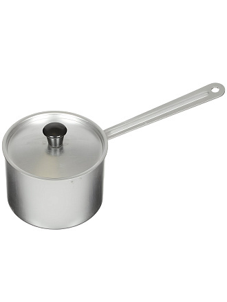 Ковш алюминий, 0.5 л, крышка алюминий, алюминиевая ручка, Scovo, МТ-063