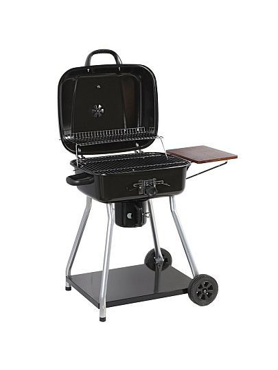 Гриль 0.4 мм, разборный, с крышкой, 90х50х93см, полки, C020004