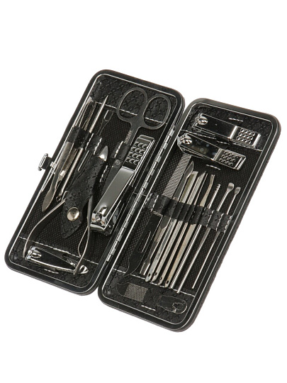 Набор для маникюра,19 пр, в футляре, G010030