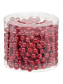 Бусы новогодние пластик, 0.8х500 см, круглые, красные, SY18ZL-81 R - фото 3