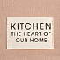 Полотенце кухонное 40х73 см, 100% хлопок, саржа, Этель, Kitchen, бежевое, Россия - фото 3