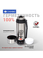 Термос нержавеющая сталь, 1.5 л, универсальная горловина, Daniks, колба нержавеющая сталь, серебристый, SL-150GX - фото 3