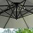 Зонт садовый 3х3 м, серый, с регулировкой высоты и двойным верхом, Green Days - фото 9