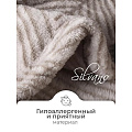 Плед евро, 200х220 см, велсофт, 100% полиэстер, Silvano, Листья, бежевый, SР-363/1 - фото 10