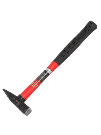 Молоток Bartex, B00008, квадратный боек, рукоятка фибергласовая, 0.2 кг