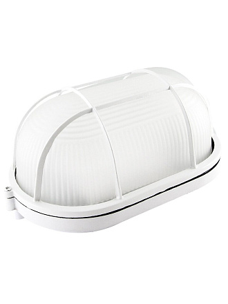 Светильник TDM Electric, НПБ1402, 60 Вт, E27, на 1 лампочку, IP54, 21х10.5х8.5 см, с решеткой, белый, SQ0303-0036